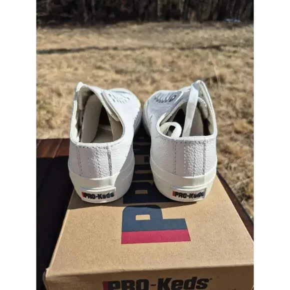 PRO-Keds Royal Low Leather White Men’s Size 4 PH61438 Low New Very Nice - Picture 4 of 8
